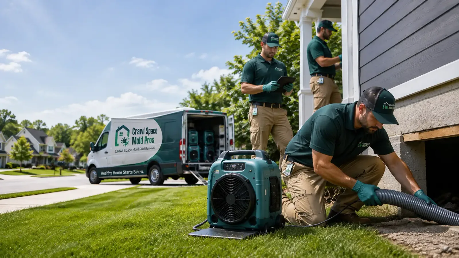 Crawl Space Mold Removal in Monroe, NY